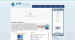 Desktop Screenshot of kpmvalves.com